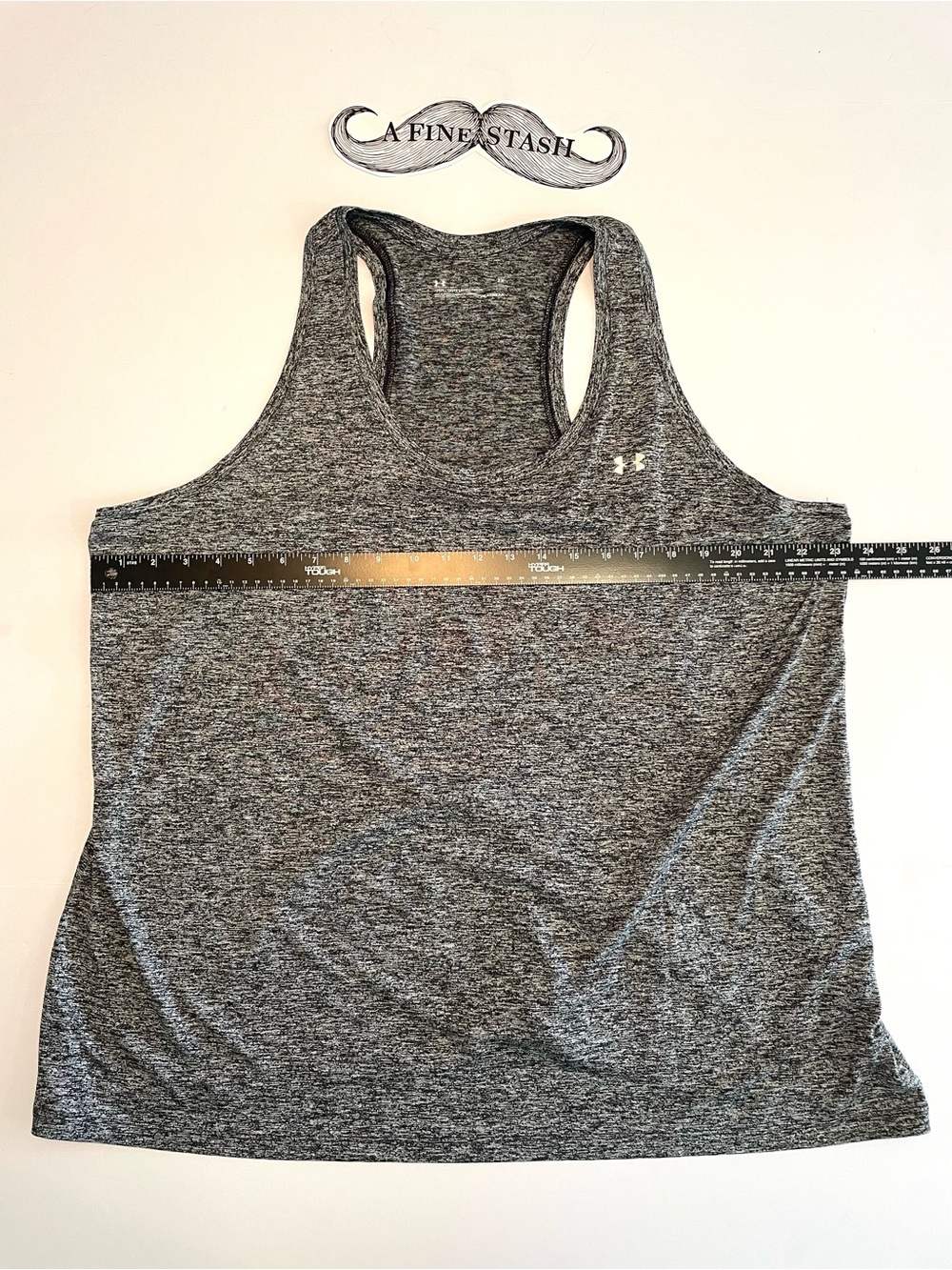 Under Armour Women's 2X Gray Heather Tech Twist Loose Tank Top Racerback